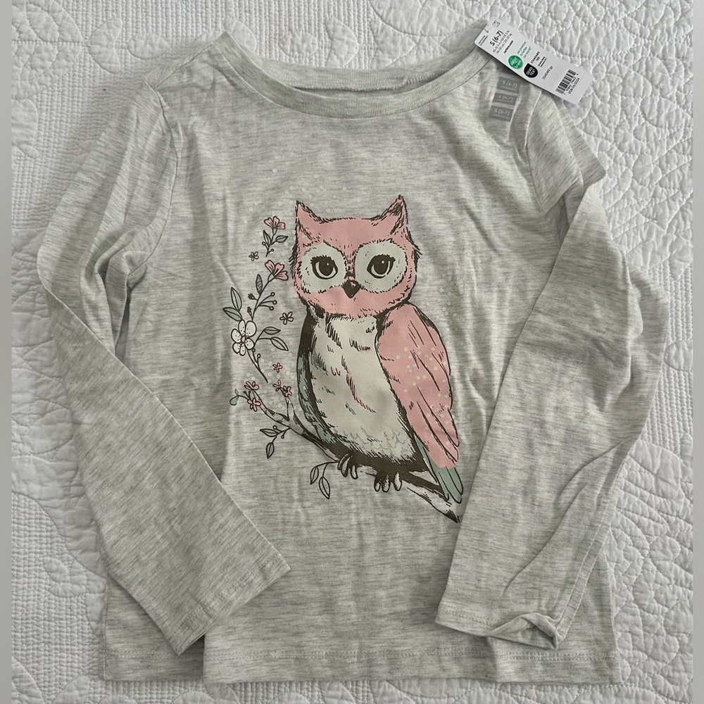 Carter’s Gray and Pink Top